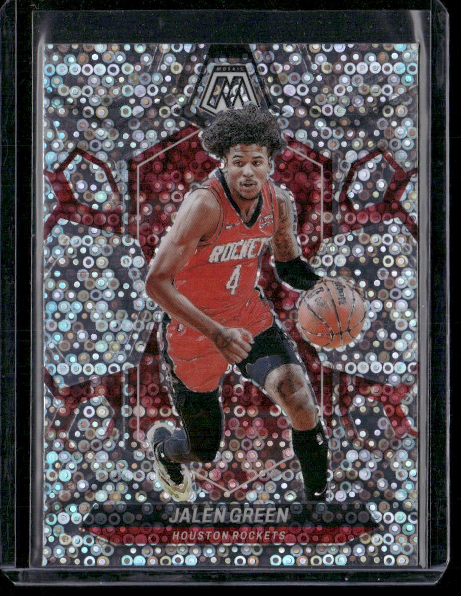 2023-24 Panini Mosaic #51 Jalen Green Fast Break Silver
