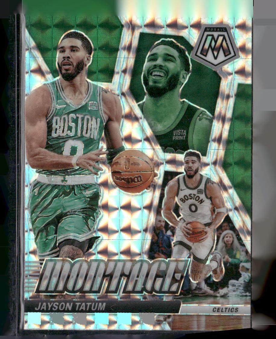 2023-24 Panini Mosaic #18 Jayson Tatum Montage Mosaic