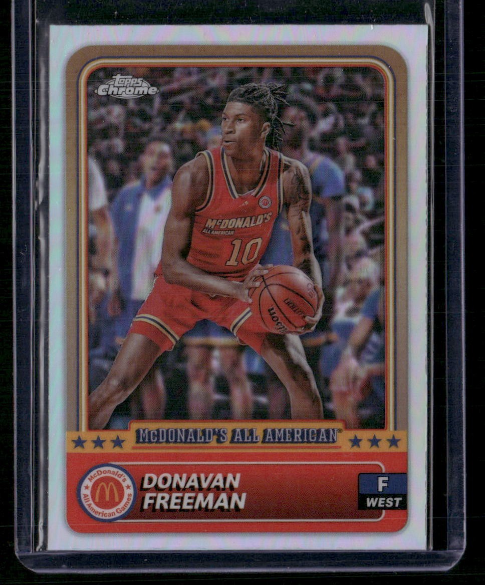 2024 Topps Chrome McDonald's All-American #37 Donnie Freeman
