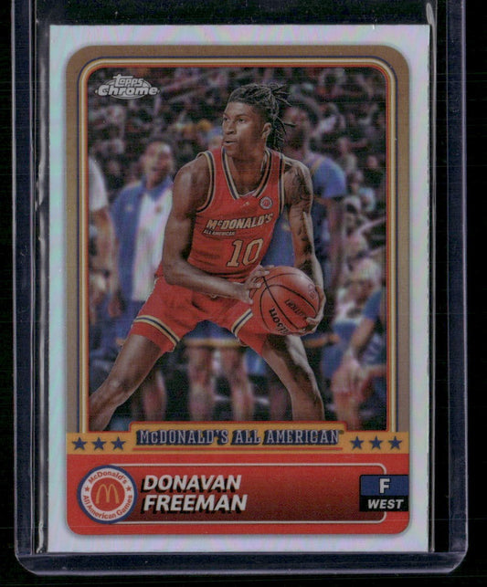 2024 Topps Chrome McDonald's All-American #37 Donnie Freeman