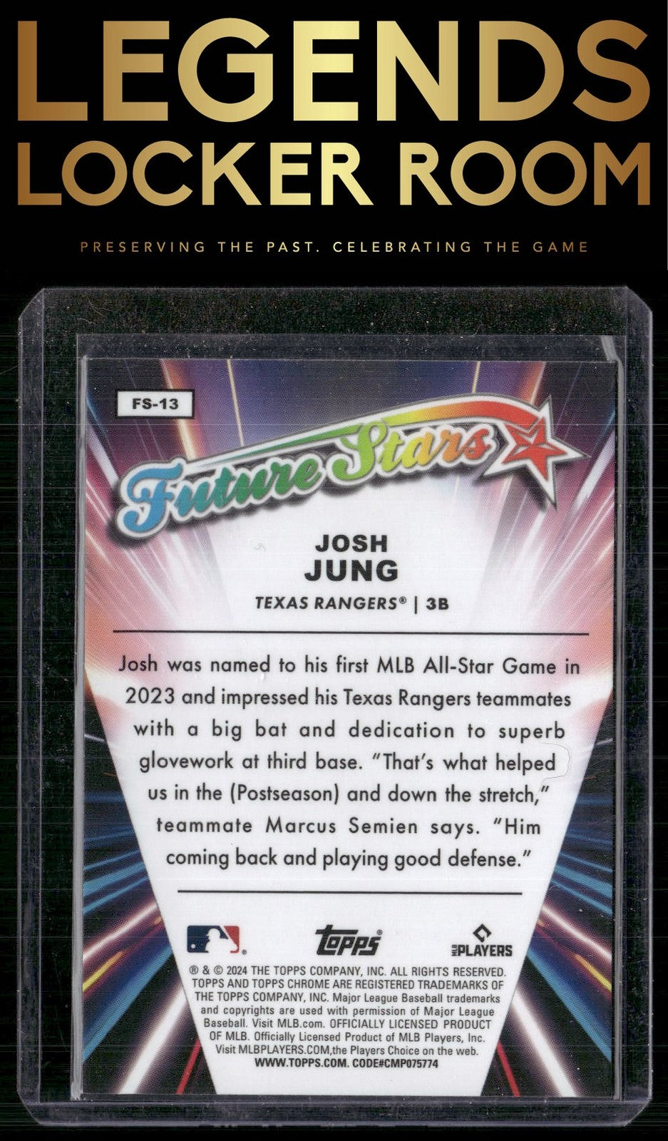 2024 Topps Chrome #FS-13 Josh Jung Future Stars