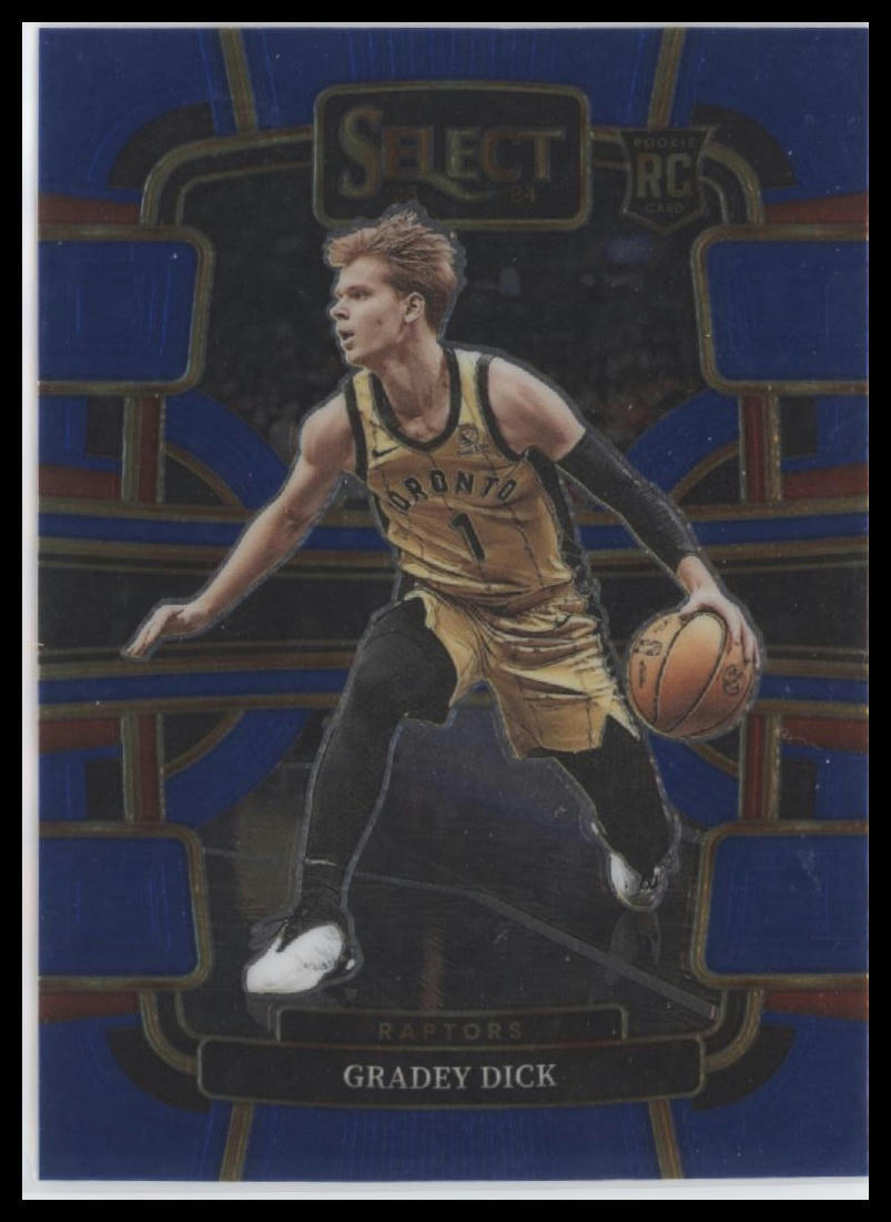 2023-24 Panini Select #90 Gradey Dick Blue (Retail Base)