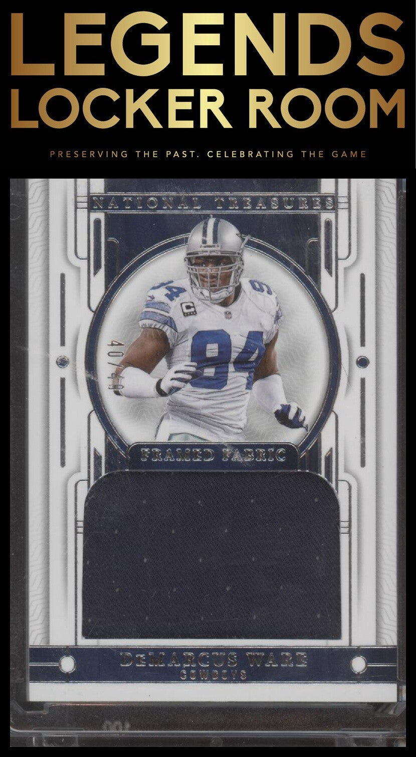 2023 Panini National Treasures #FFA-DWE DeMarcus Ware Framed Fabric #/49