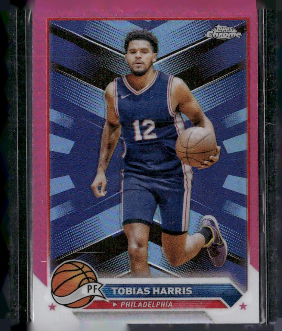 2023-24 Topps Chrome #70 Tobias Harris Magenta Refractors