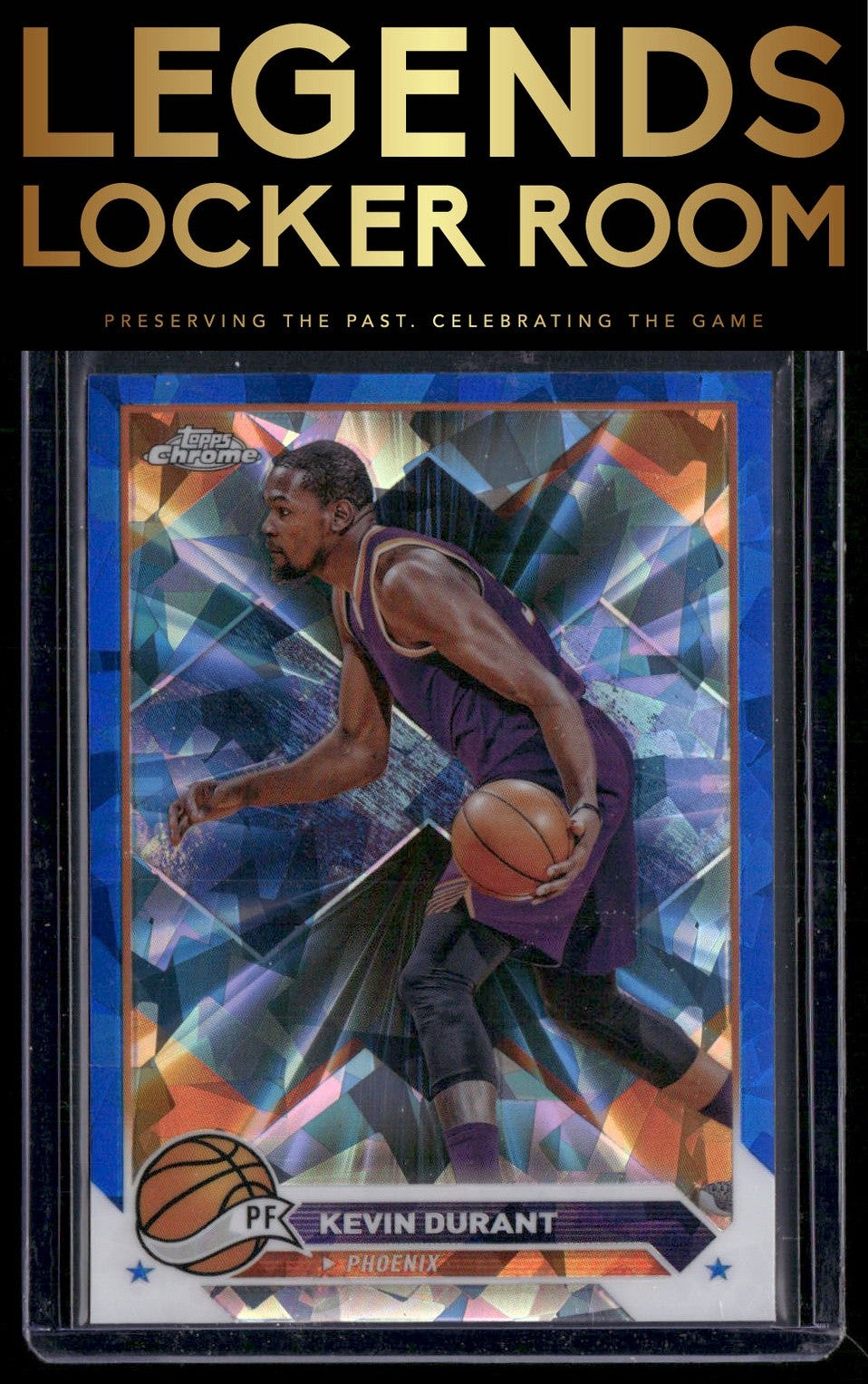 2023-24 Topps Chrome Sapphire Edition #50 Kevin Durant