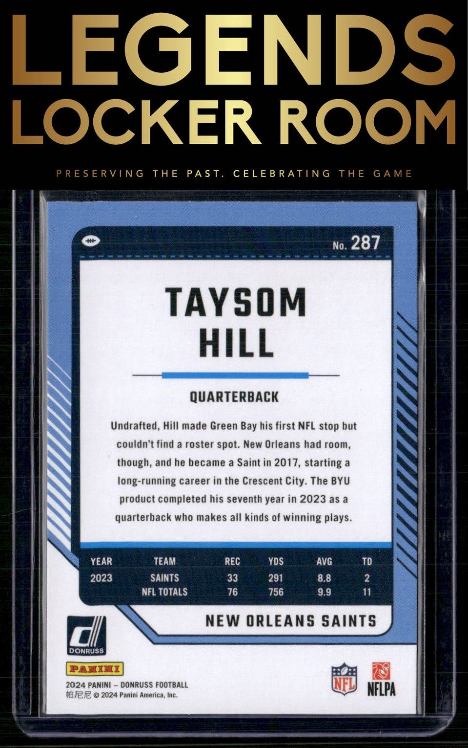 2024 Donruss #287 Taysom Hill