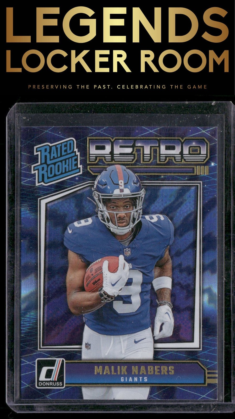 2024 Donruss #6 Malik Nabers Rated Rookies Retro