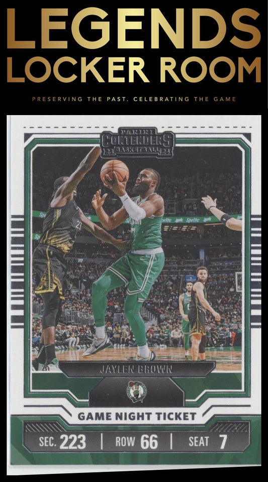 2023-24 Panini Contenders #4 Jaylen Brown Game Night Ticket
