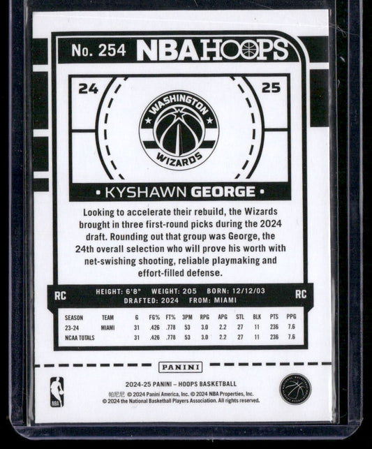 2024-25 Hoops #254 Kyshawn George