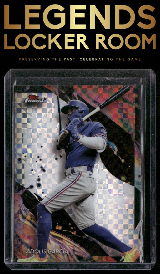 2024 Finest #154 Adolis García Checkerboard Refractors