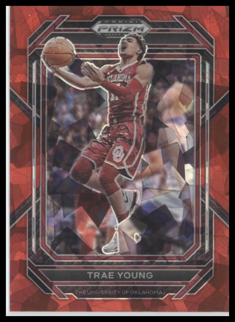 2023 Panini Prizm Draft Picks #54 Trae Young Red Ice