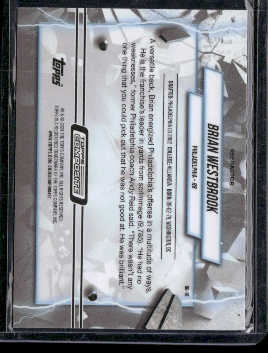 2023 Topps Composite #RG-18 Brian Westbrook Resurgence Grounded