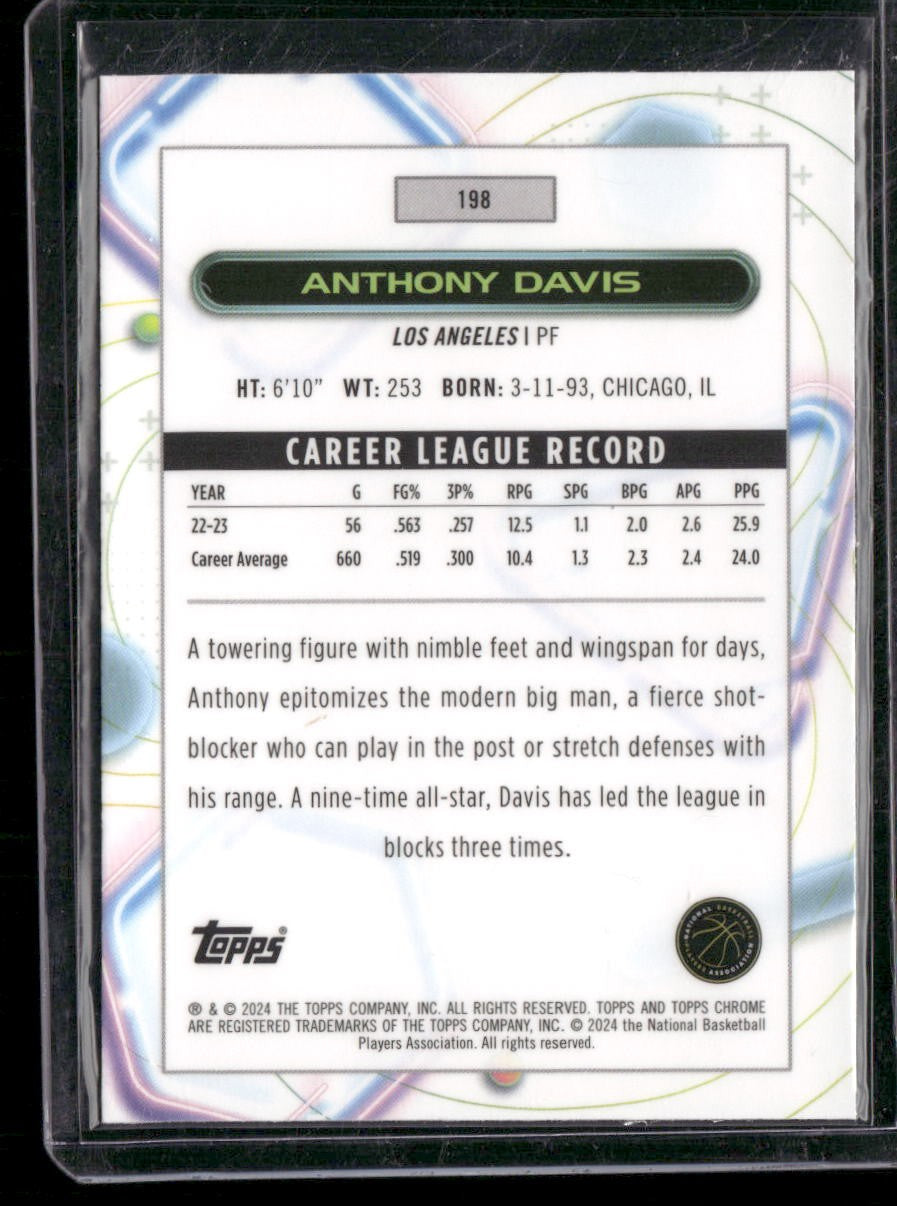2023-24 Topps Chrome Cosmic #198 Anthony Davis