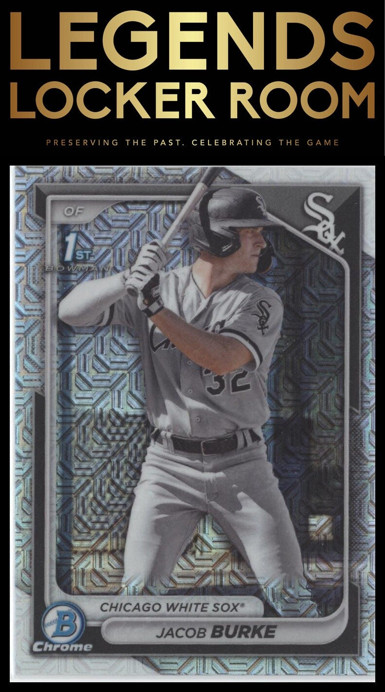 2024 Bowman Chrome #BCP-116 Jacob Burke Prospects Mojo refractor