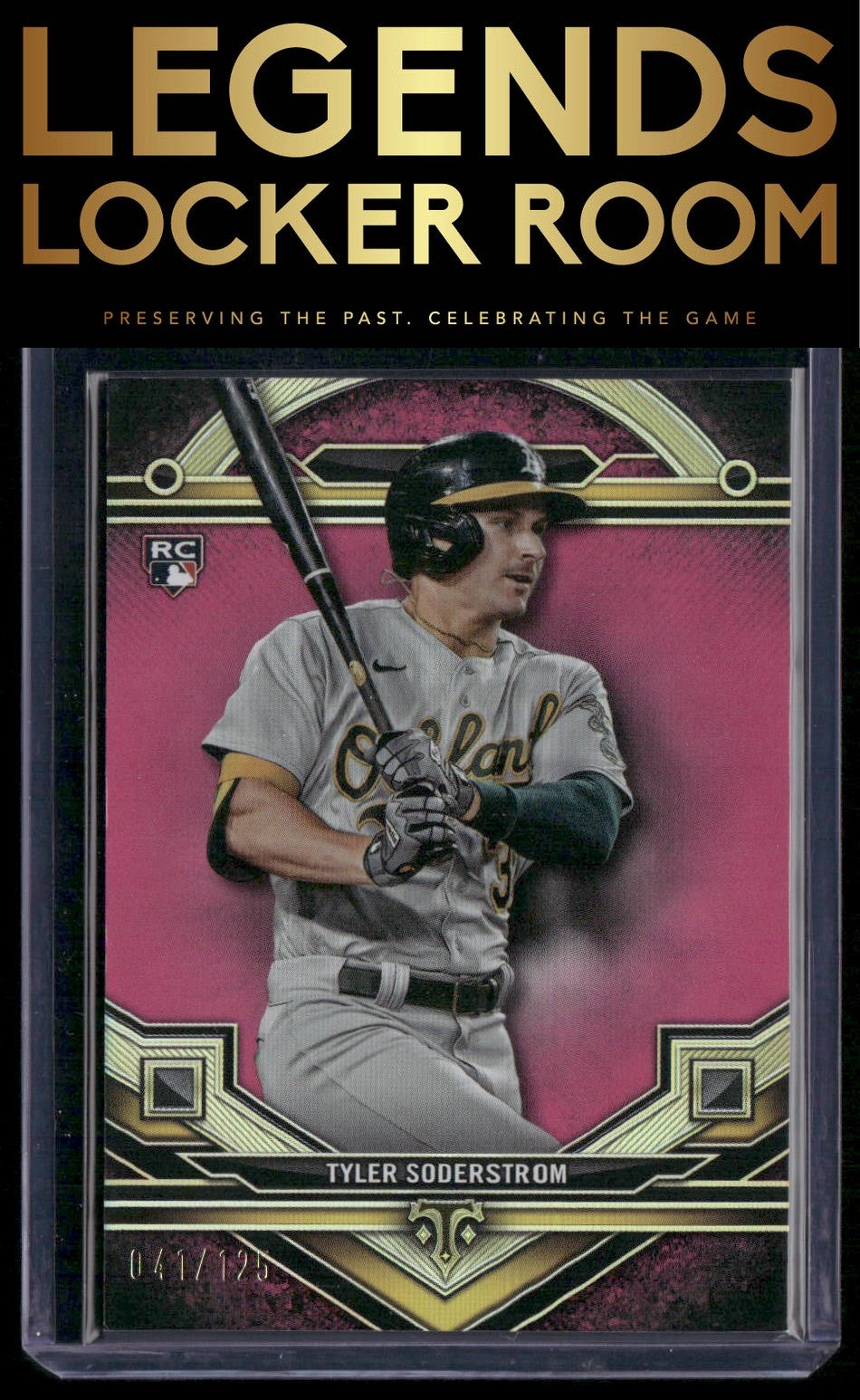 2024 Topps Triple Threads #21 Tyler Soderstrom Tourmaline #/125