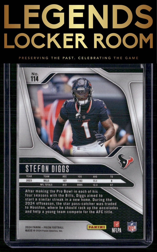 2024 Panini Prizm #114 Stefon Diggs