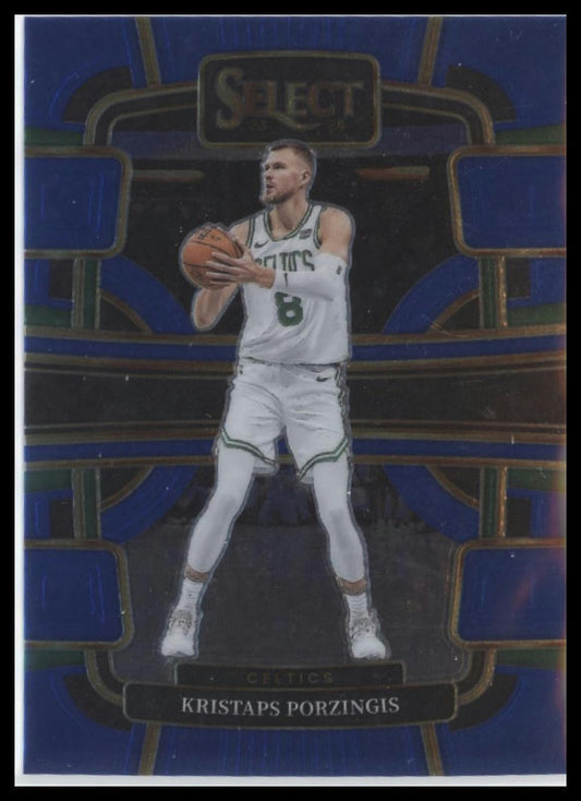2023-24 Panini Select #62 Kristaps Porzingis Blue (Retail Base)