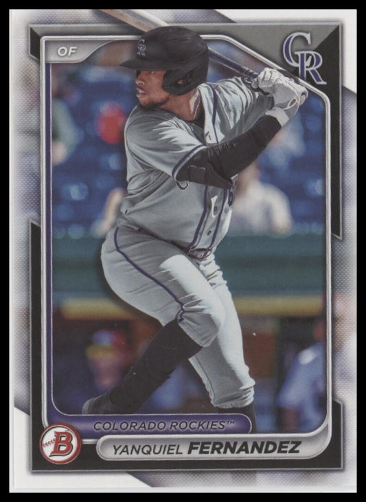 2024 Bowman #BP-90 Yanquiel Fernandez Prospects