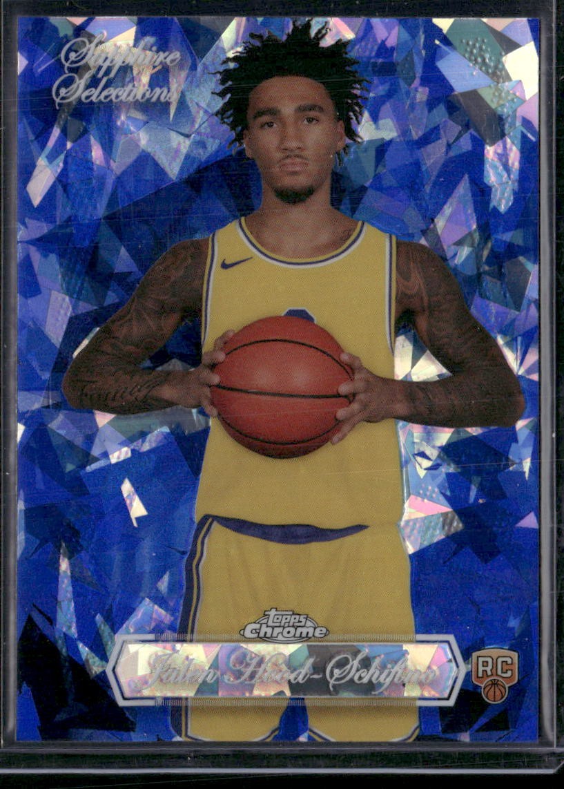 2023-24 Topps Chrome Sapphire #SS-9 Jalen Hood-Schifino Sapphire Selections