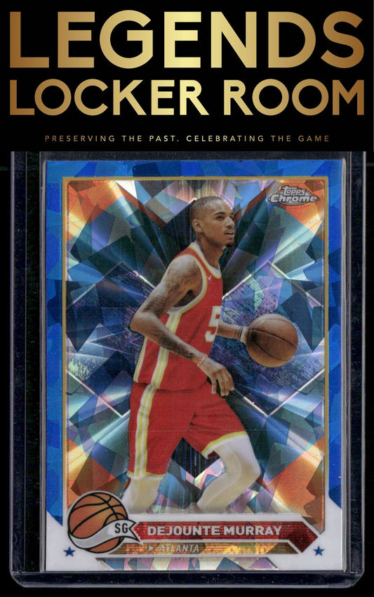 2023-24 Topps Chrome Sapphire Edition #5 Dejounte Murray