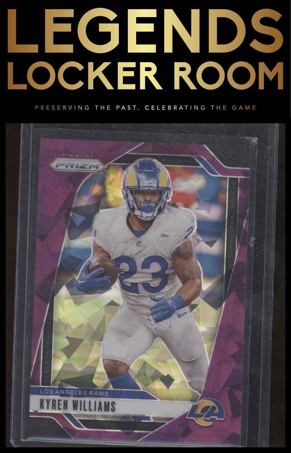 2024 Panini Prizm #167 Kyren Williams Purple Ice #/225