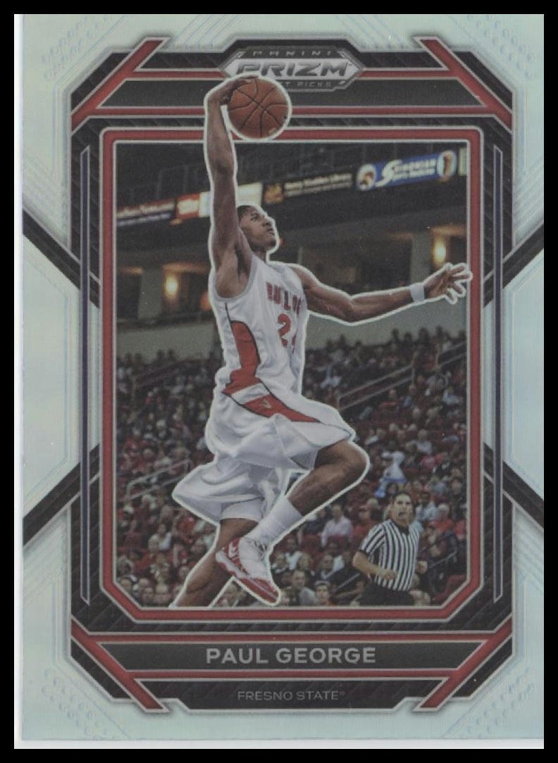 2023 Panini Prizm Draft Picks #58 Paul George Silver