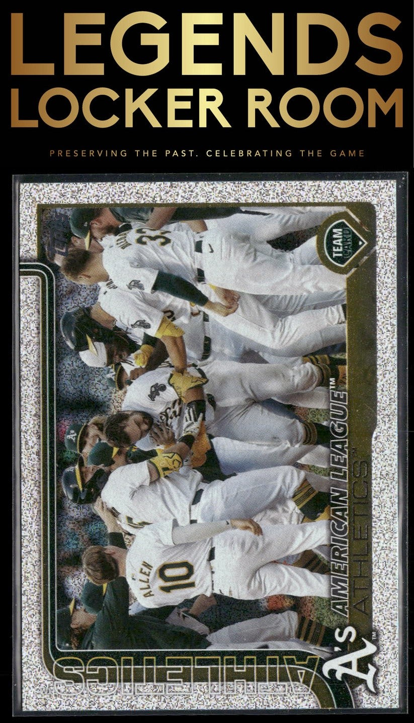 2025 Topps #594 Athletics Holo Foil