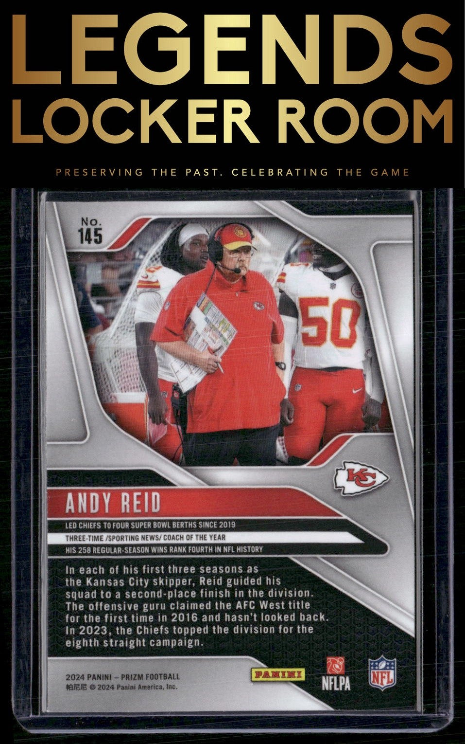 2024 Panini Prizm #145 Andy Reid