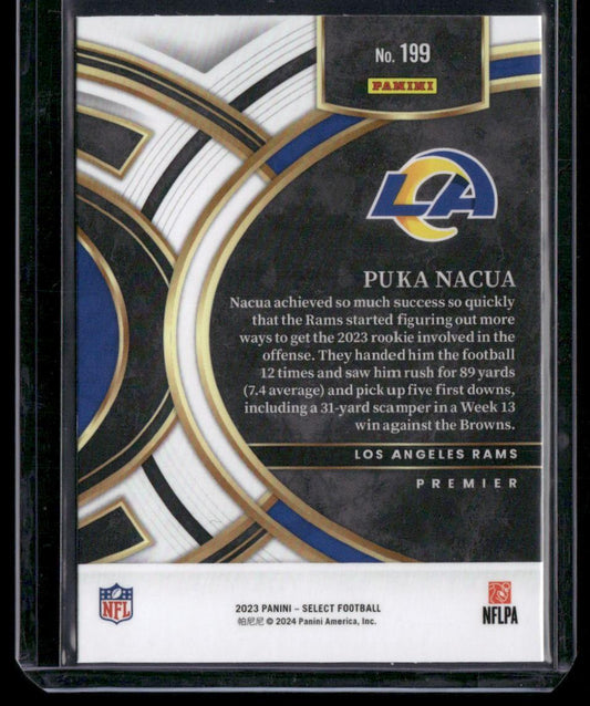 2023 Panini Select #199 Puka Nacua