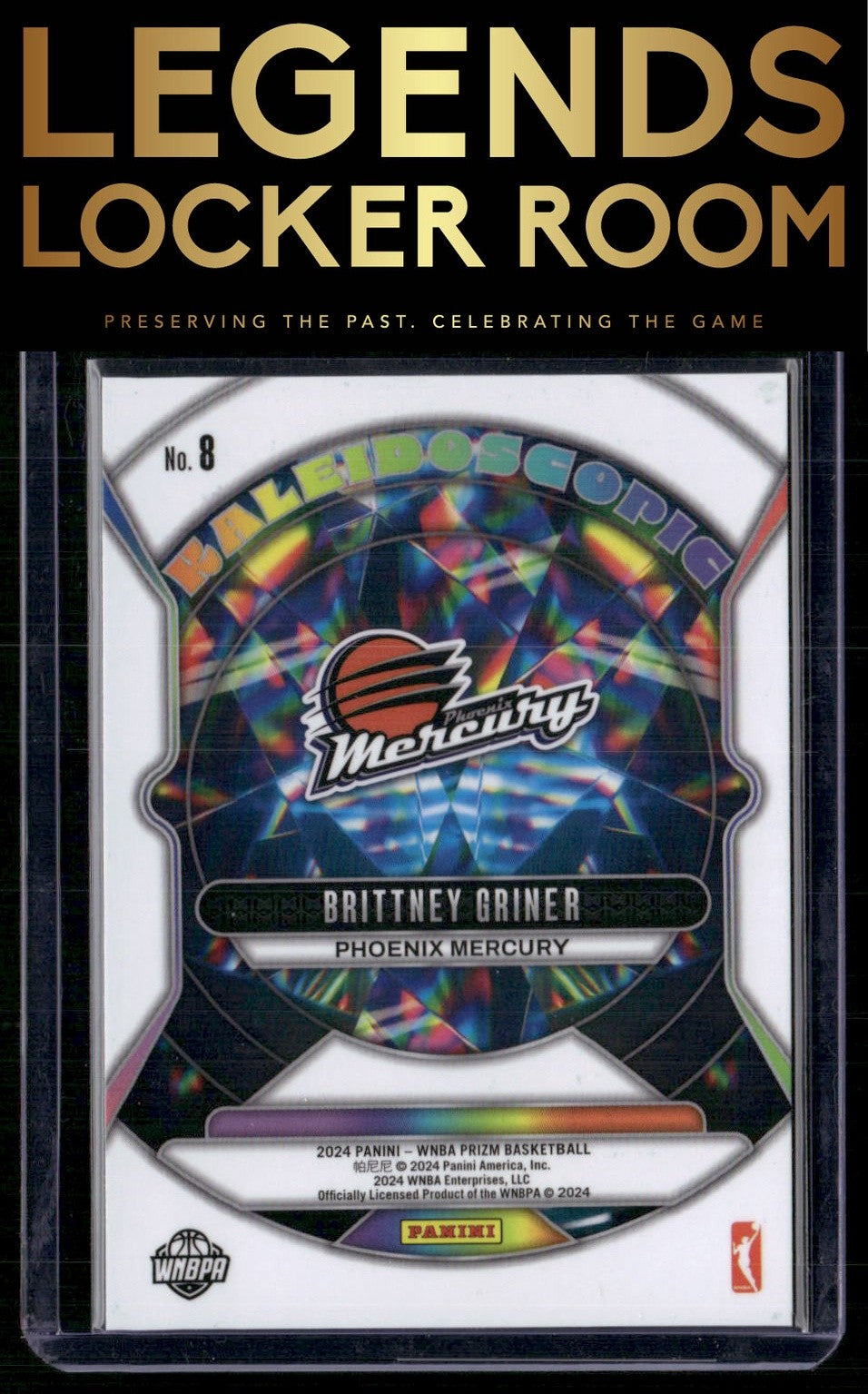 2024 Panini Prizm WNBA #8 Brittney Griner Kaleidoscopic