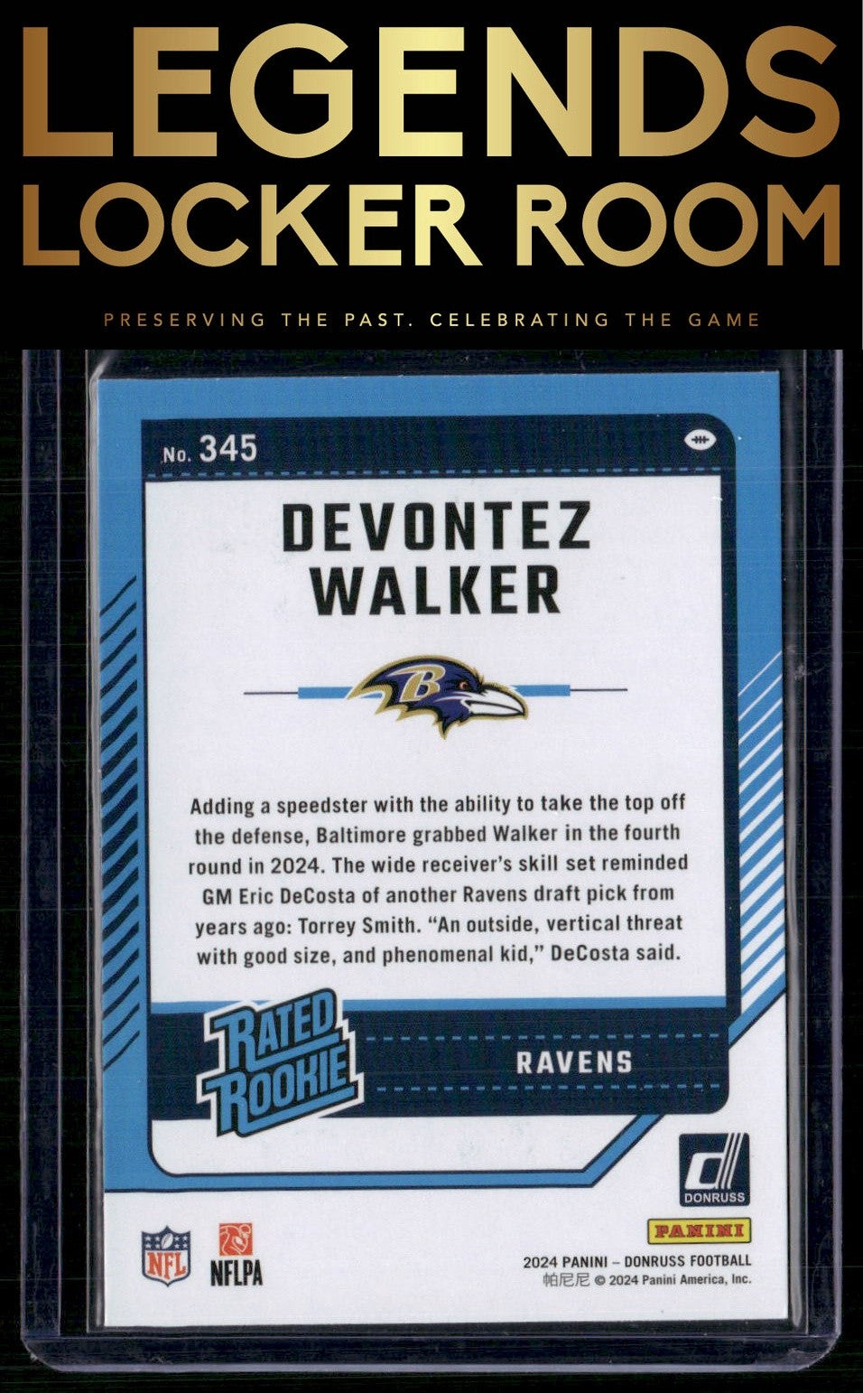 2024 Donruss #345 Devontez Walker