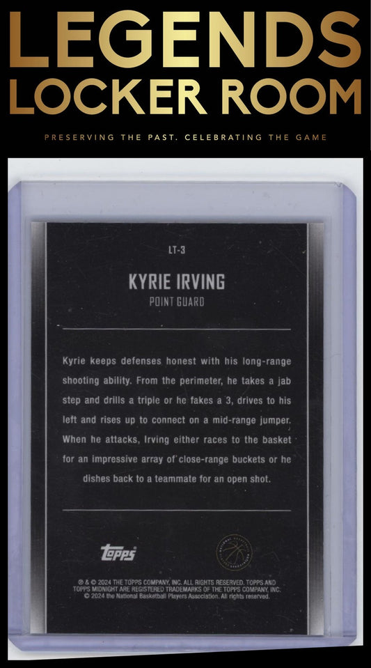 2023-24 Topps Midnight #LT-3 Kyrie Irving Lunar Tide Twilight #/99