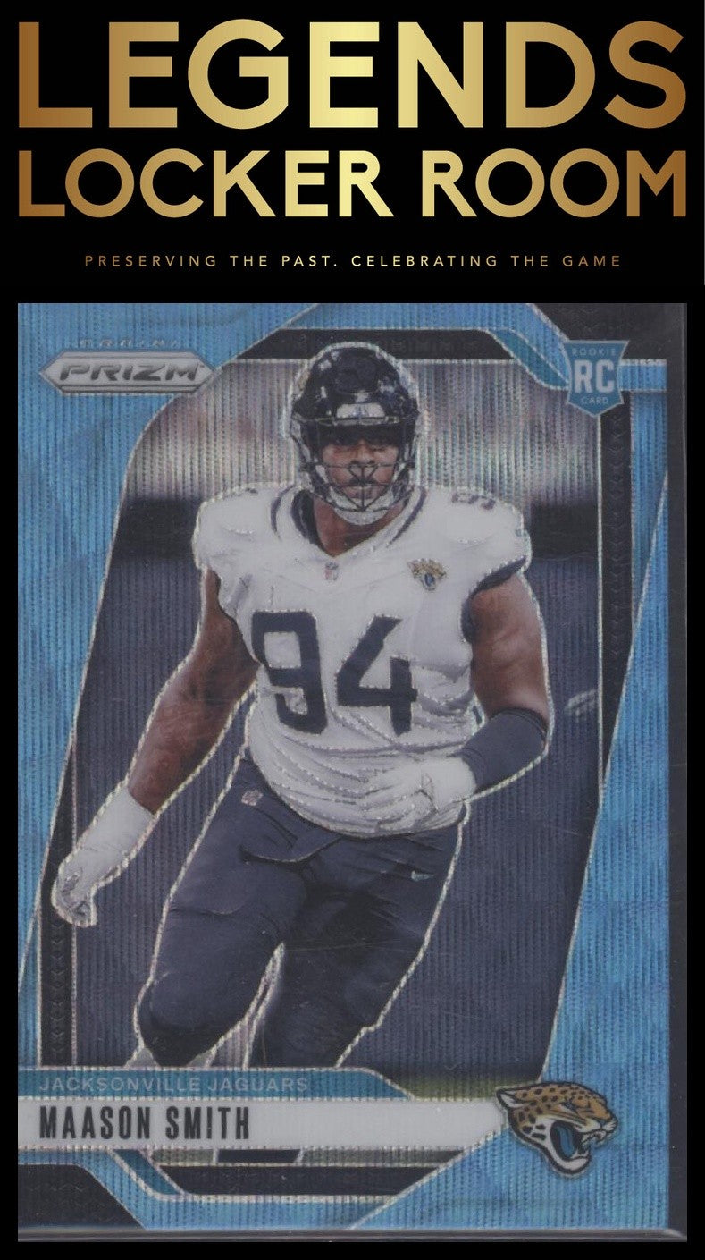 2024 Panini Prizm #368 Maason Smith Blue Wave #/230