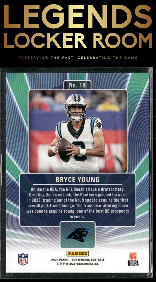 2023 Panini Contenders #18 Bryce Young Winning Ticket