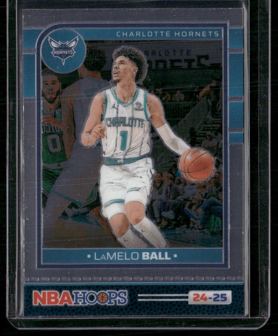 2024-25 Hoops #182 LaMelo Ball Premium Prizms Silver