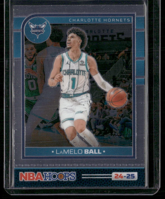 2024-25 Hoops #182 LaMelo Ball Premium Prizms Silver