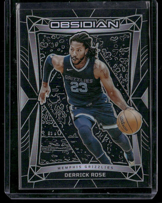 2023-24 Panini Obsidian #102 Derrick Rose