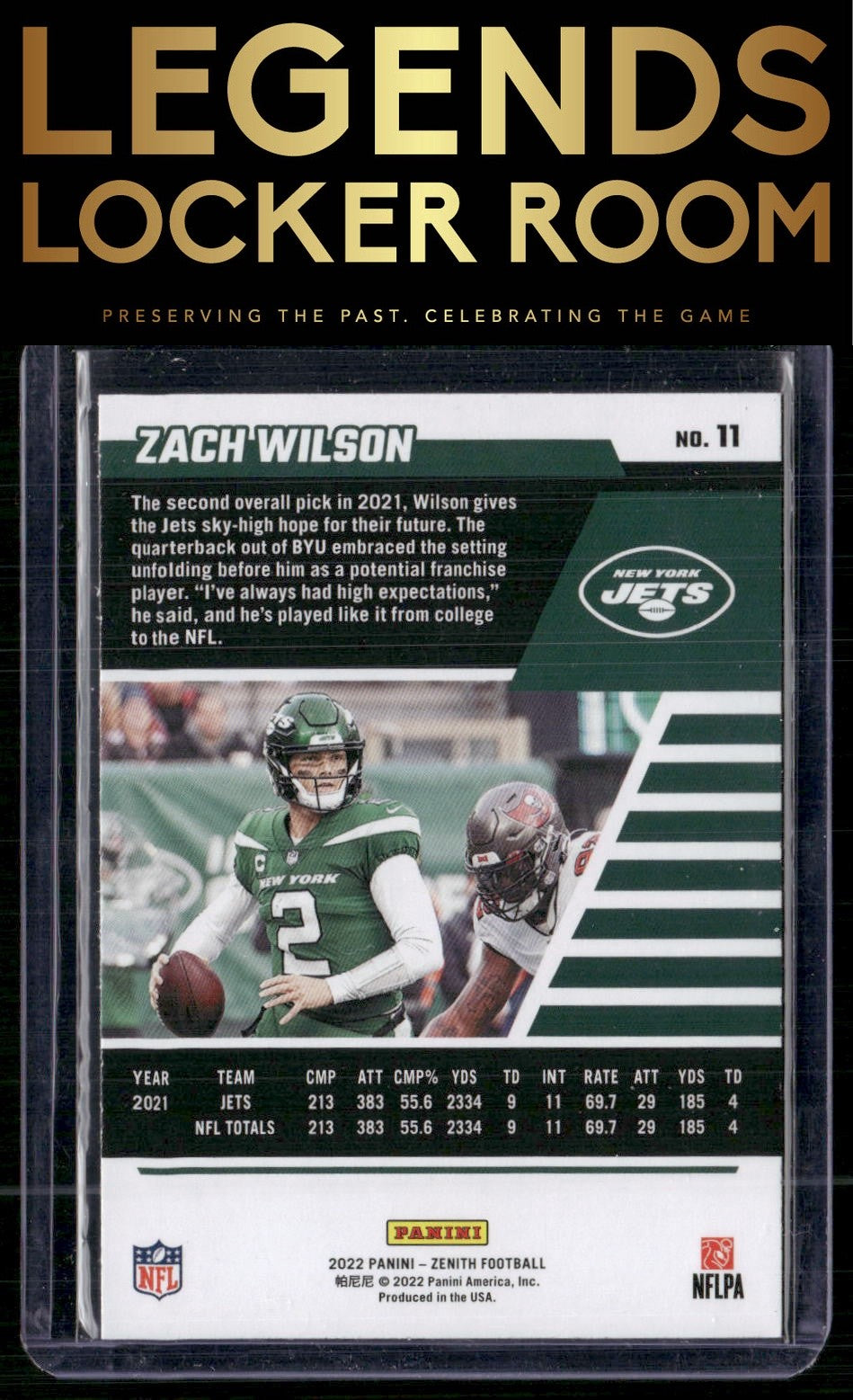 2022 Zenith #11 Zach Wilson