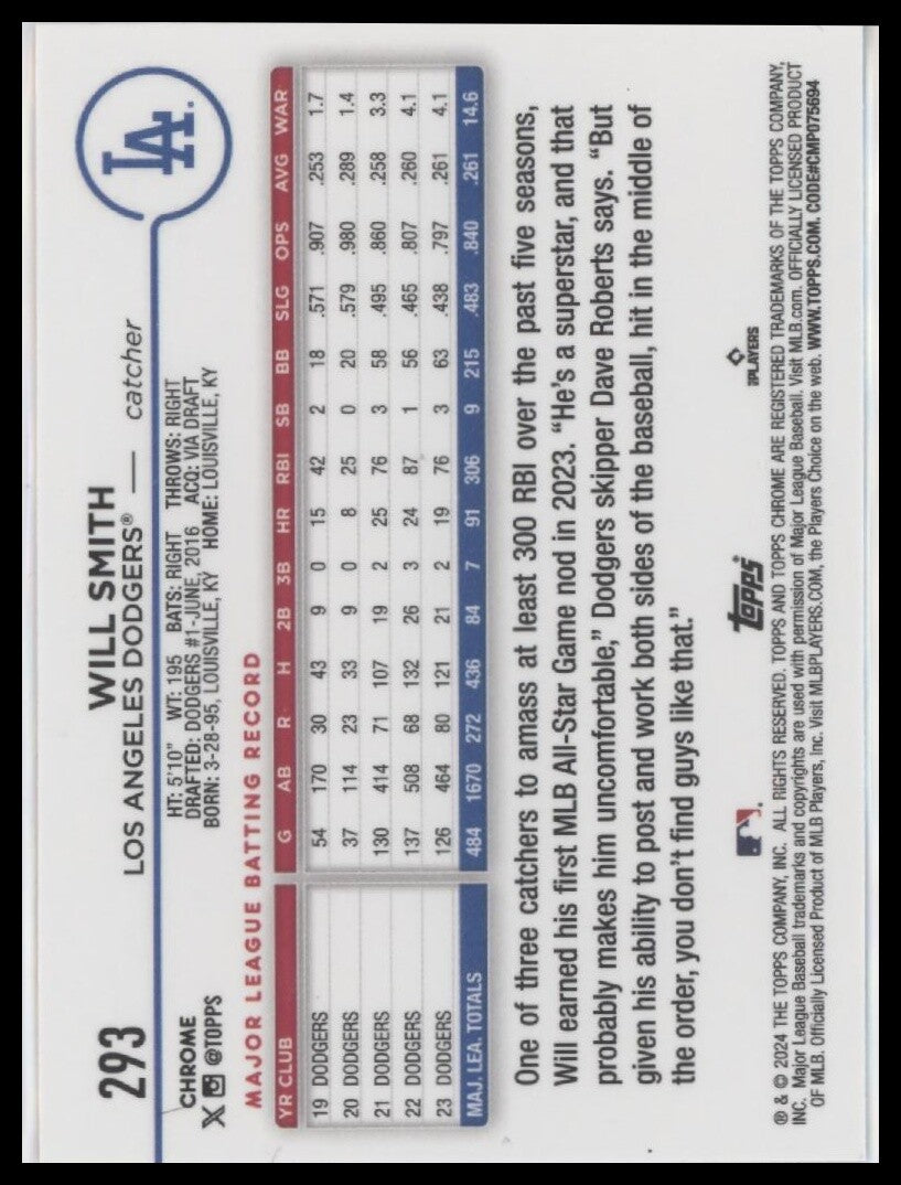 2024 Topps Chrome #293 Will Smith