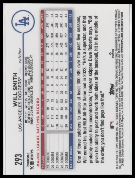 2024 Topps Chrome #293 Will Smith