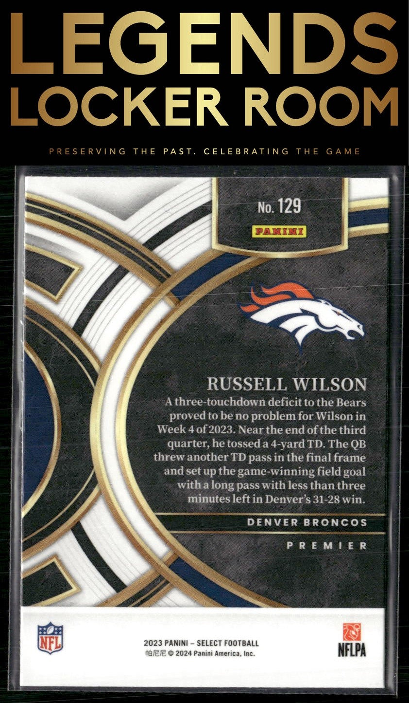 2023 Panini Select #129 Russell Wilson