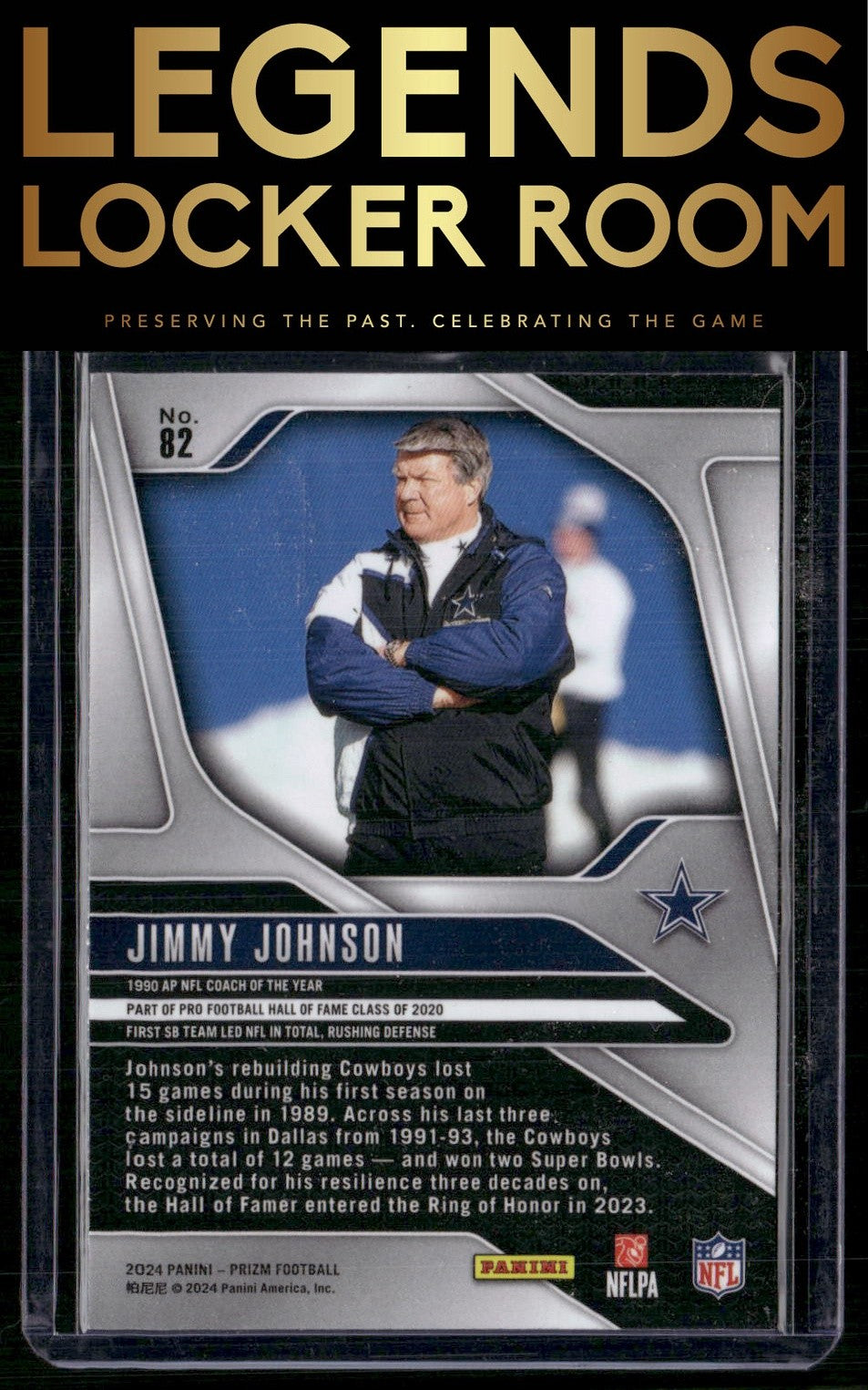 2024 Panini Prizm #82 Jimmy Johnson
