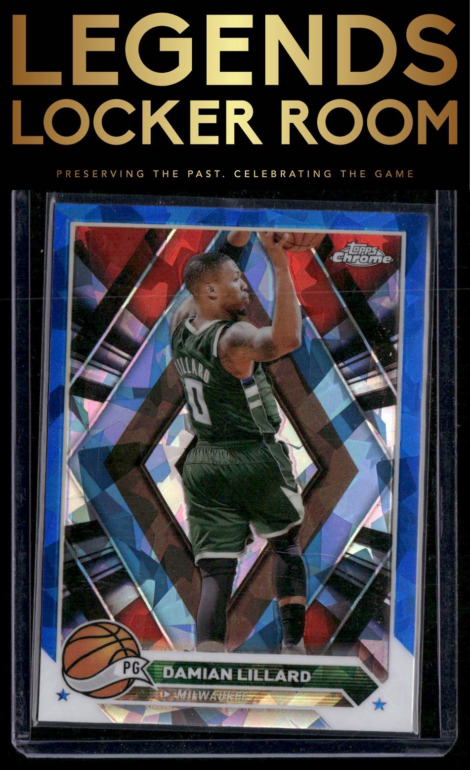 2023-24 Topps Chrome Sapphire Edition #132 Damian Lillard
