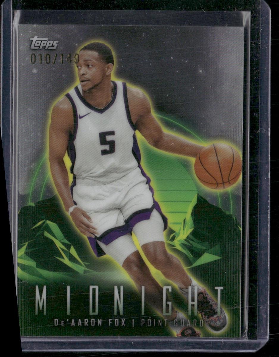 2023-24 Topps Midnight #94 De'Aaron Fox /149