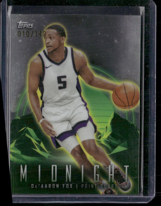 2023-24 Topps Midnight #94 De'Aaron Fox /149