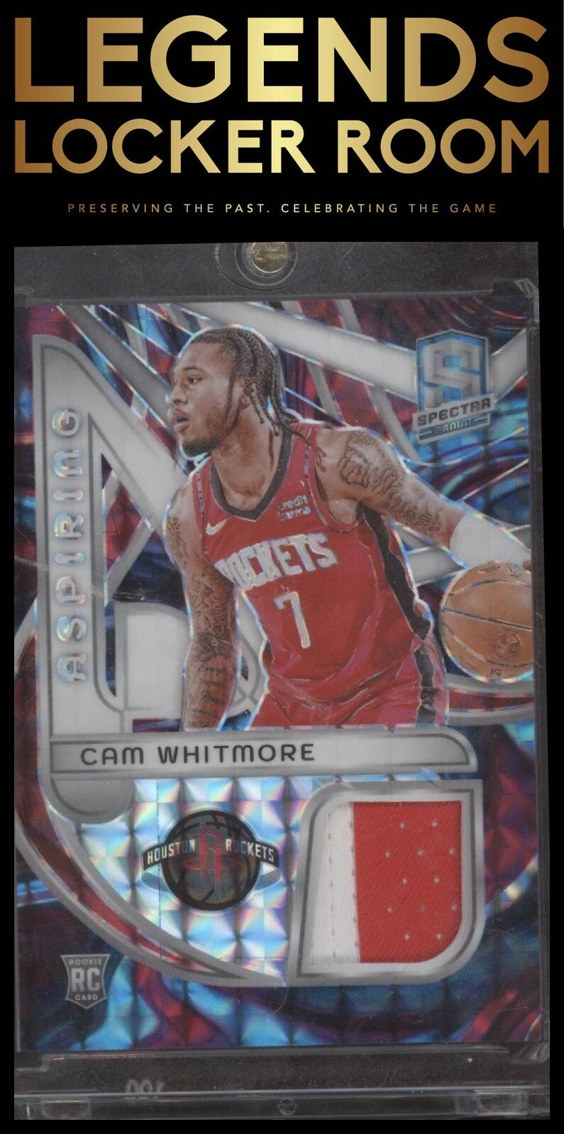 2023-24 Panini Spectra #ASP-CAM Cam Whitmore Aspiring Patches Interstellar #/75