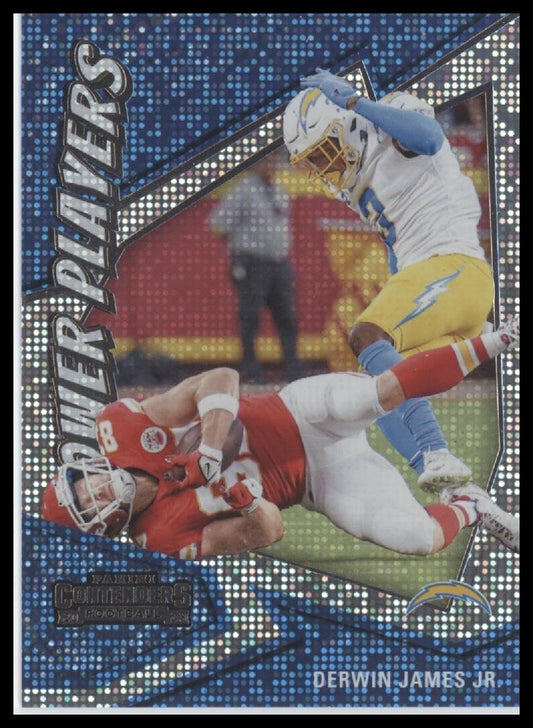 2023 Panini Contenders #5 Derwin James Jr. Power Players Silver