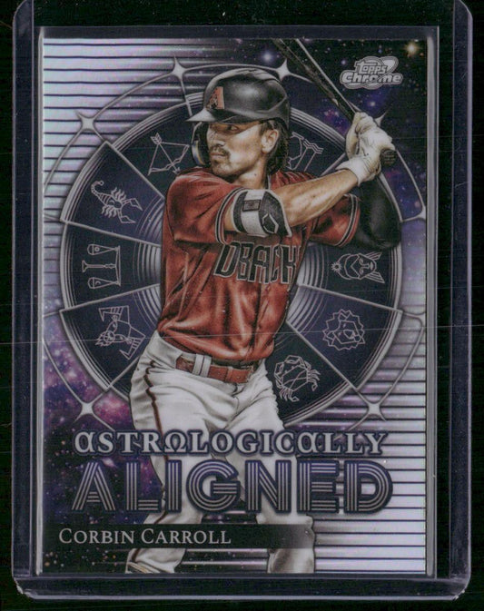 2024 Topps Chrome Cosmic #AA-17 Corbin Carroll Astrologically Aligned