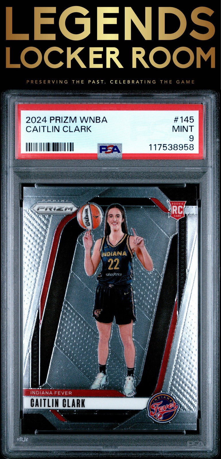 2024 Panini Prizm Wnba #145 Caitlin Clark PSA 9
