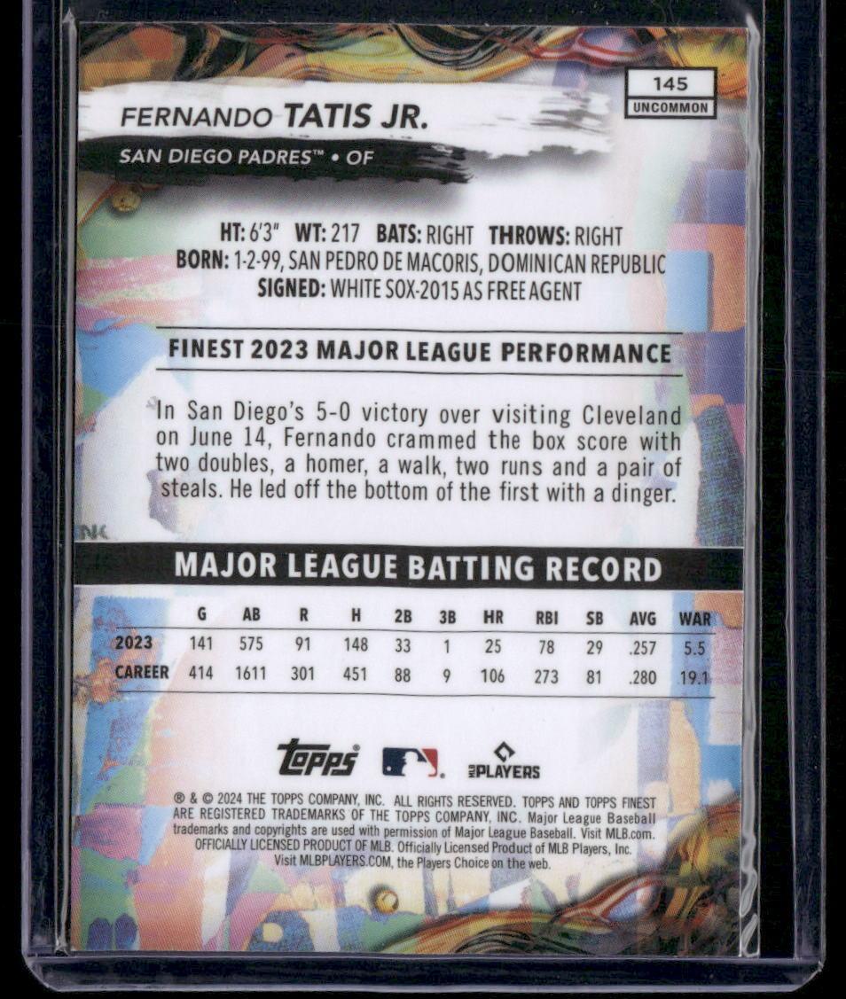 2024 Finest #145 Fernando Tatis Jr.